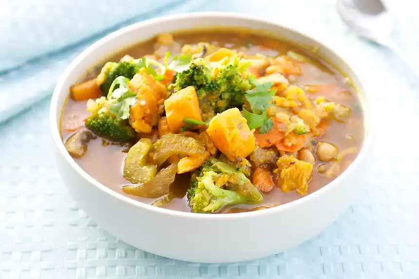 Chick Pea and Yam Stew