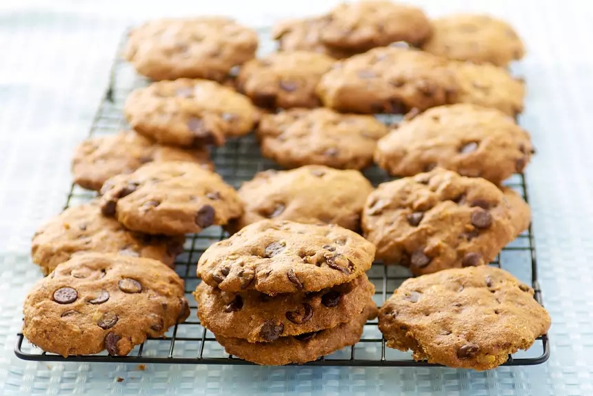 Applesauce Whole Wheat Chocolate Chip Coffee Cookies Recipe