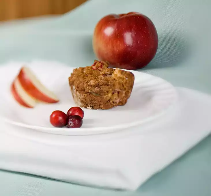 Apple and Cranberry Muffins (Low-fat)