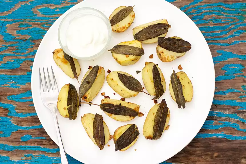 Sage and Garlic Roasted Potatoes