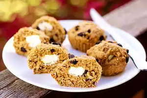 Baby Routh's Rosemary Muffins with Goat Cheese (Healthier Version)