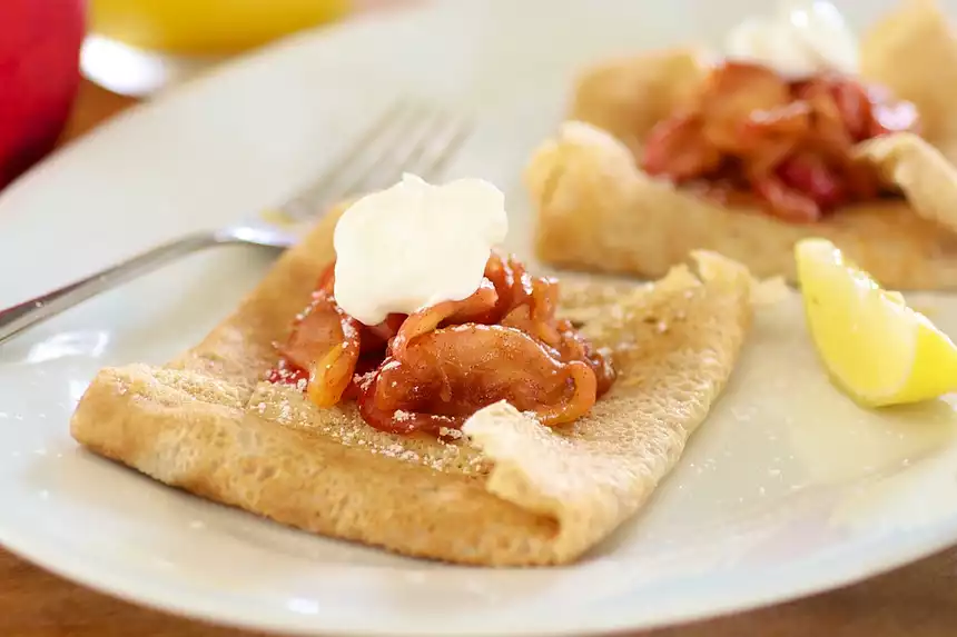 Caramelized Apple Crepes