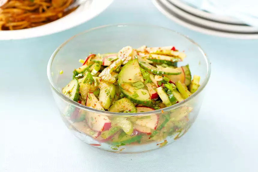 Korean Cucumber and Radish Salad 
