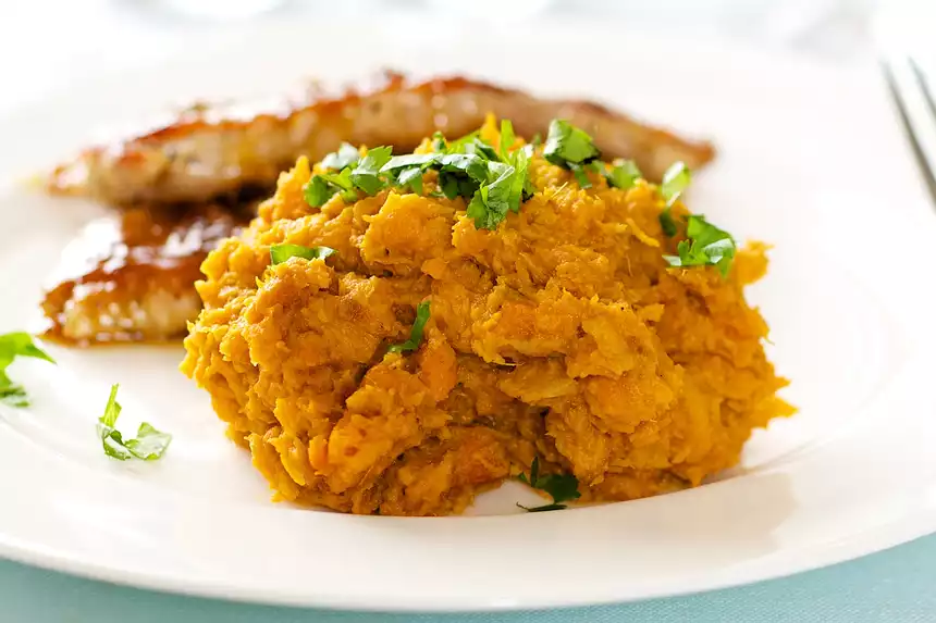 Asian Mashed Sweet Potatoes