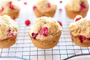 Best Cranberry Muffins (Healthier Version)