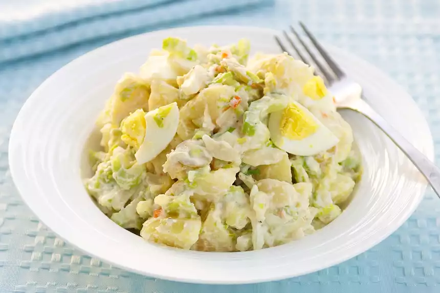New England Potato Salad with Sour Cream Dressing