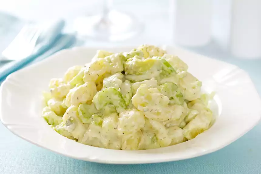 Avocado and Potato Salad with Horseradish