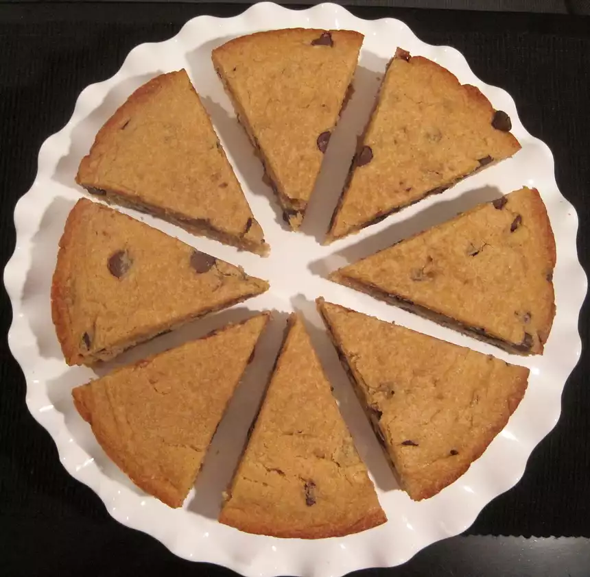 Peanut Butter and Chocolate Chip Cookie Cake