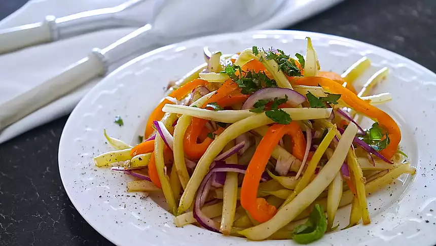Simple Yellow Beans Salad