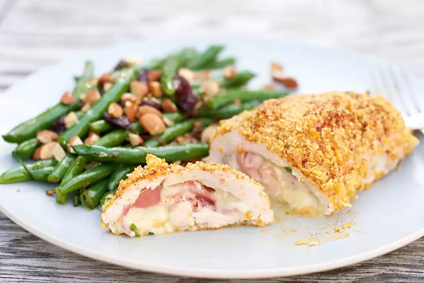 Oven Chicken Cordon Bleu