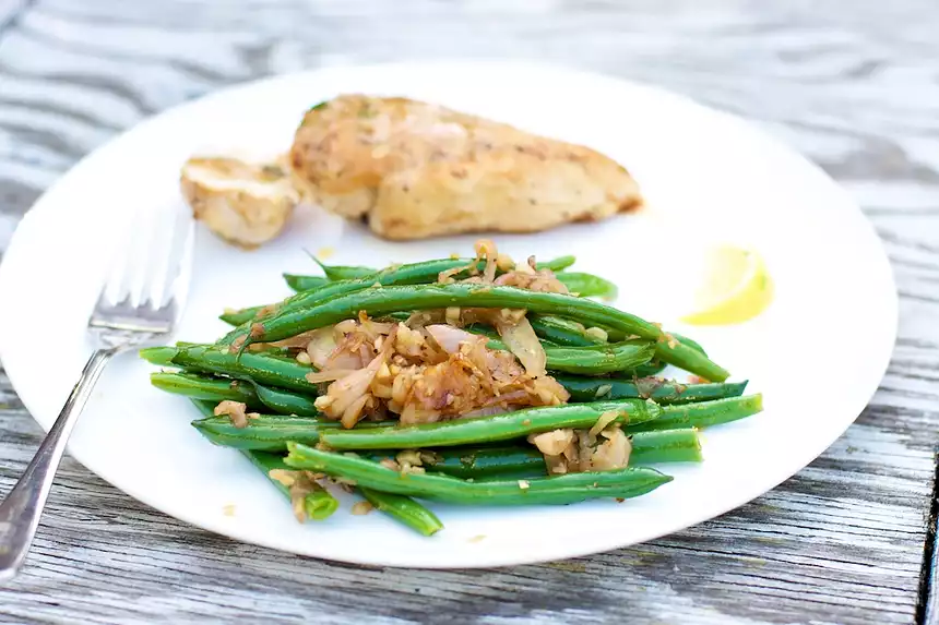 Green Beans with Shallots