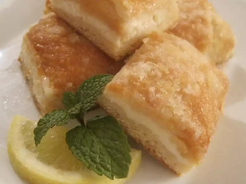 Lemon Cream Cheese Squares