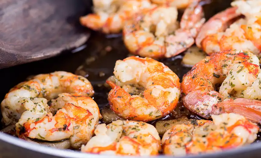 Shrimp Scampi Bake