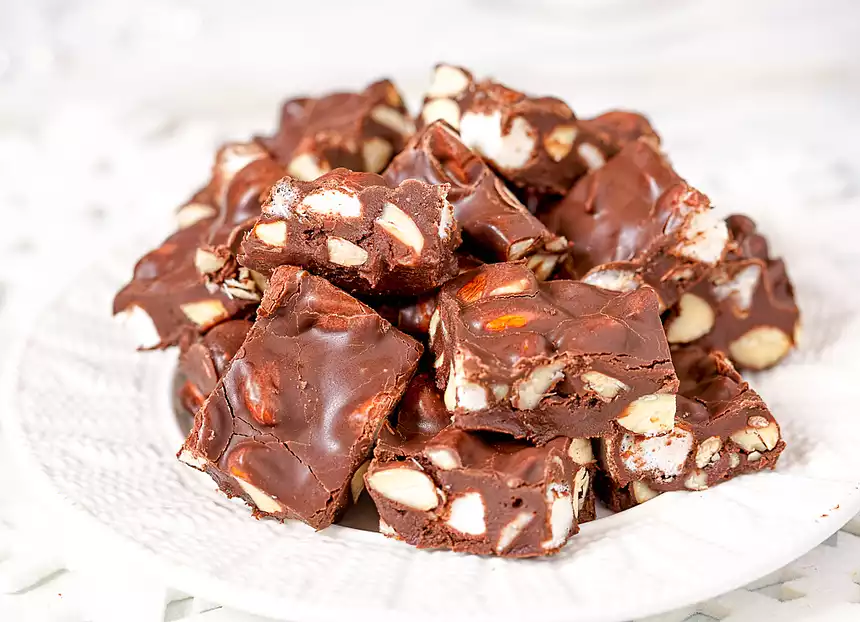 Rocky Road Fudge