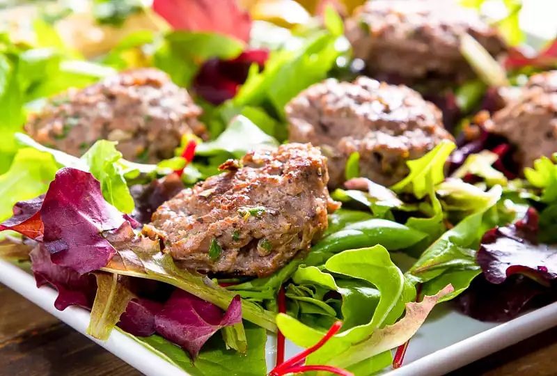 Minty Lamb Burgers