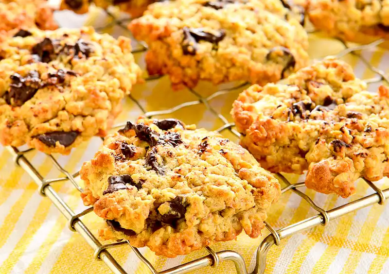 Becky's School Days Oatmeal-Chocolate Chip Cookies