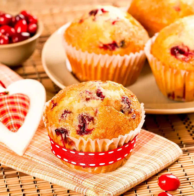 Christmas Morning Cranberry Muffins