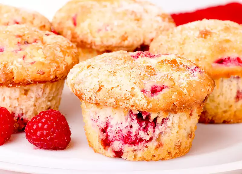 Lemon Raspberry Muffins