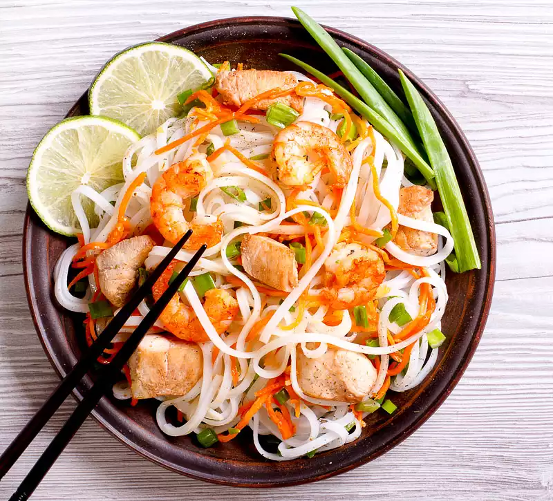 Pad Thai Stir-Fried Rice Ribbon Noodles