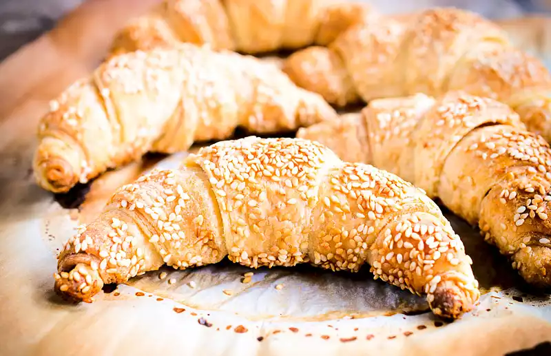 Simit  (Turkish Croissant with Sesame Seeds)