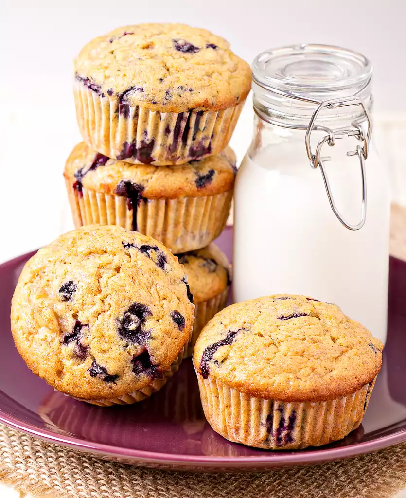 Banana-Blueberry Muffins