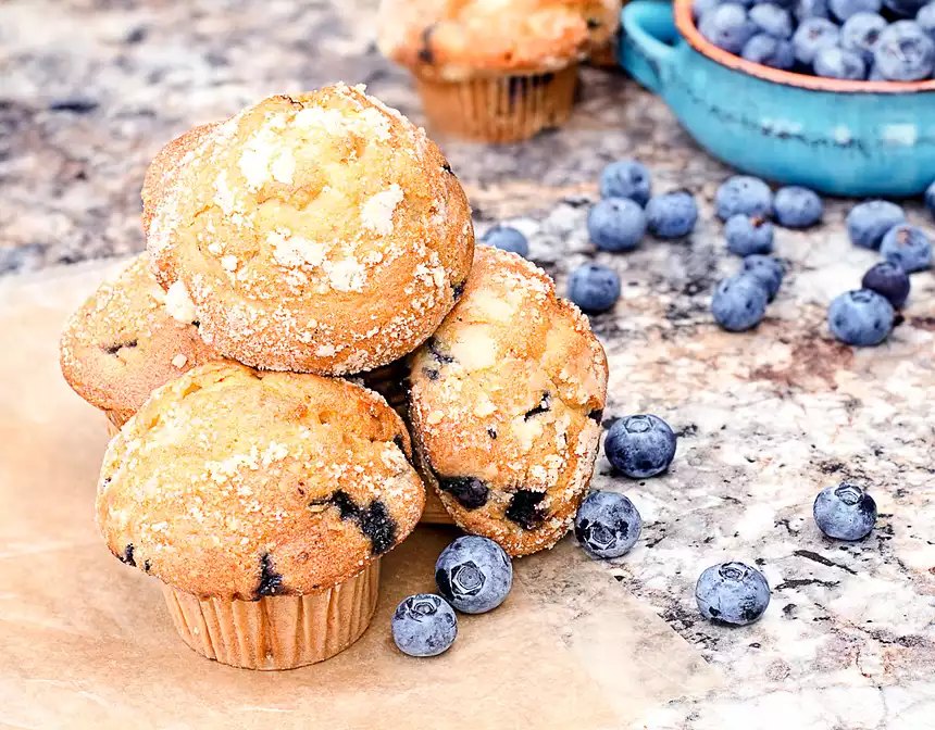 All-American Blueberry Muffins