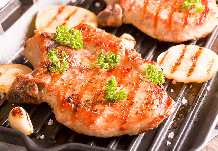 Barbecued Pork Steaks 2