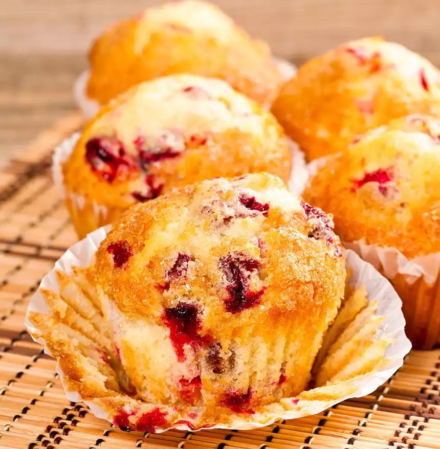 Fat-Free Cranberry Orange Muffins
