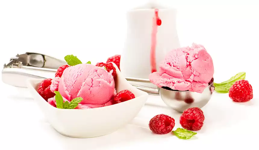 Cranberry Raspberry Ice Cream
