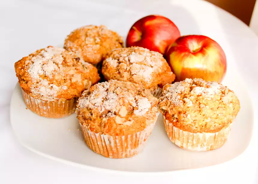 Curly Maple's Applesauce Muffins
