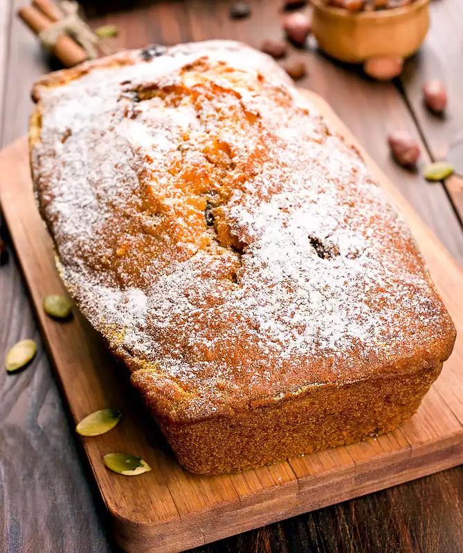 Pumpkin and Nut Spice Bread