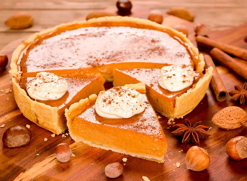 Delicious Thanksging Pumpkin Pie