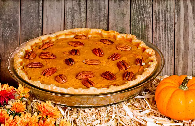 Nancy Reagan's Pumpkin Pecan Pie
