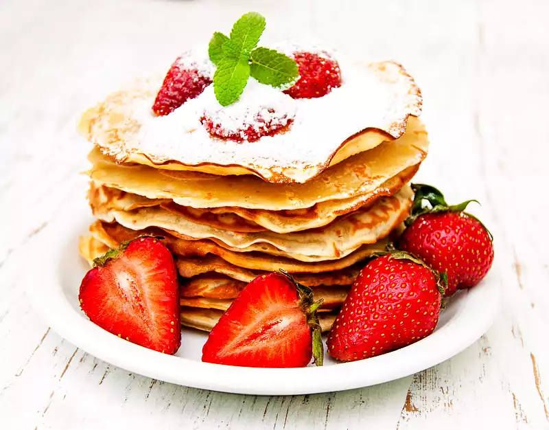 Buttermilk Whole Wheat and Wheat Germ Pancakes