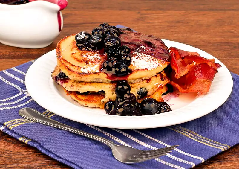 Blueberry Pecan Pancakes