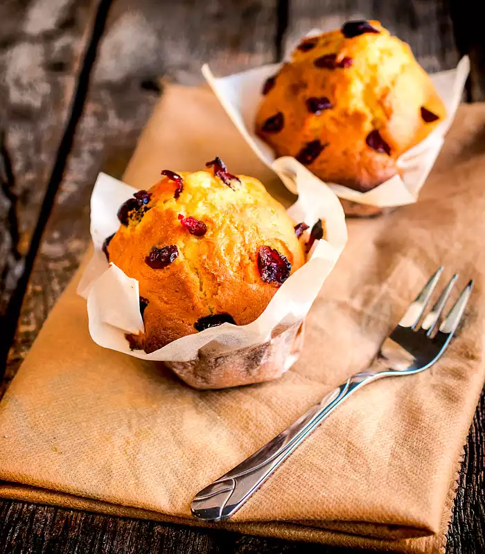 Jumbo Cranberry Orange Muffins