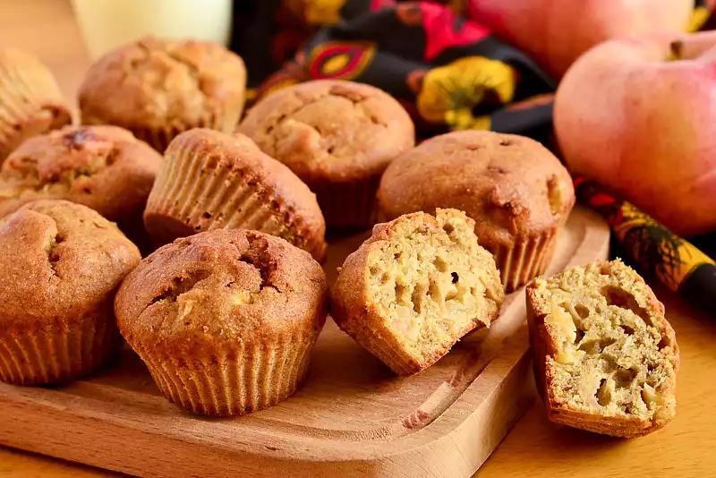 Lemony Apple Muffins