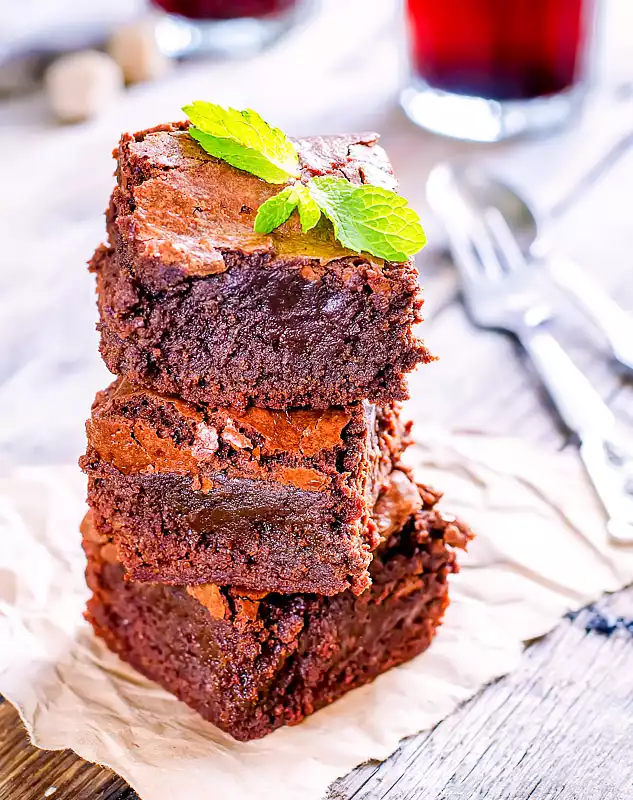 Double Fudge Saucepan Brownies