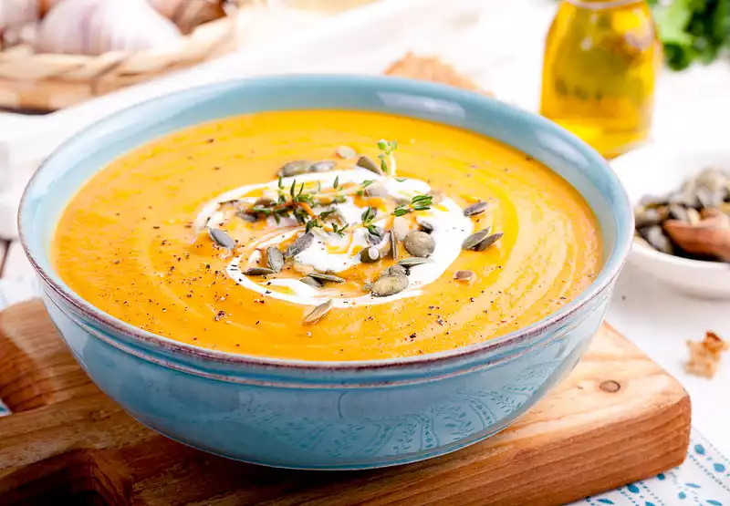 Harvest Time Pumpkin Soup