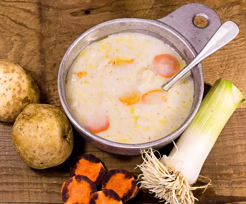 German Bacon Potato Soup