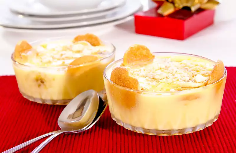 Moms' Banana Custard Pudding