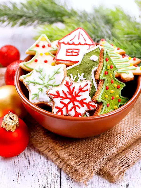 Mom's Christmas Ornament Cookies