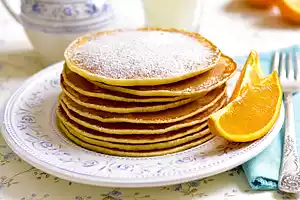 Egg White Honey Pancakes 