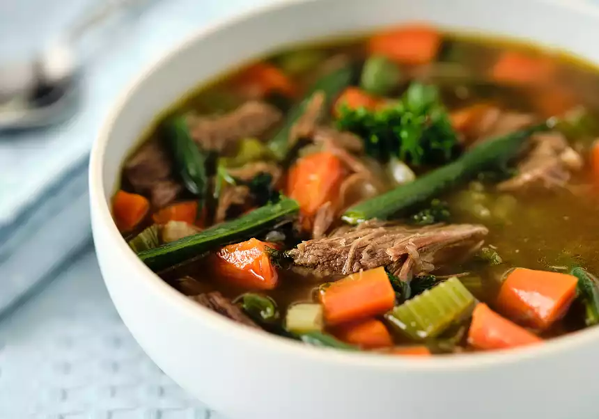 Beef and Vegetable Soup No. 2 (Instant Pot or not)