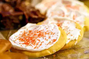 Mom's Sugar Cookies with Cream Cheese Frosting