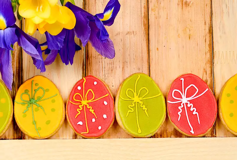 Cute Easter Egg Cookies