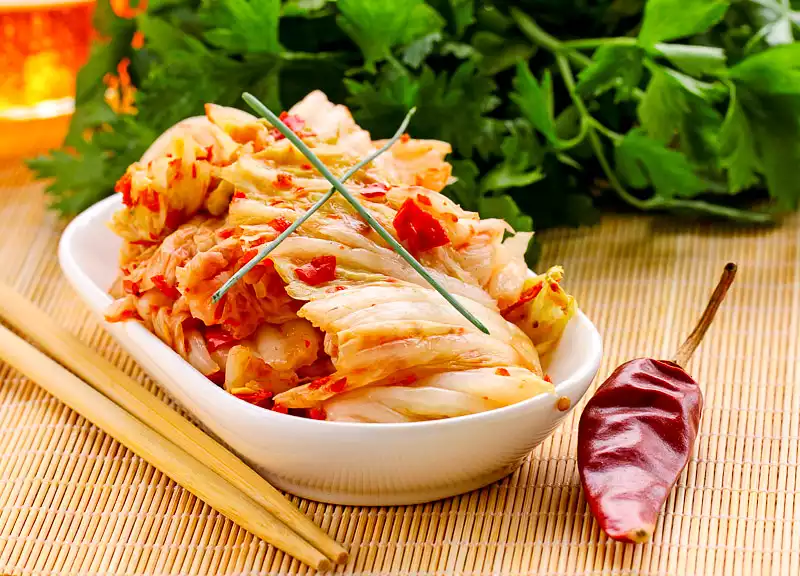 Instant Kimchi (Korean Gut Churi Kimchi)