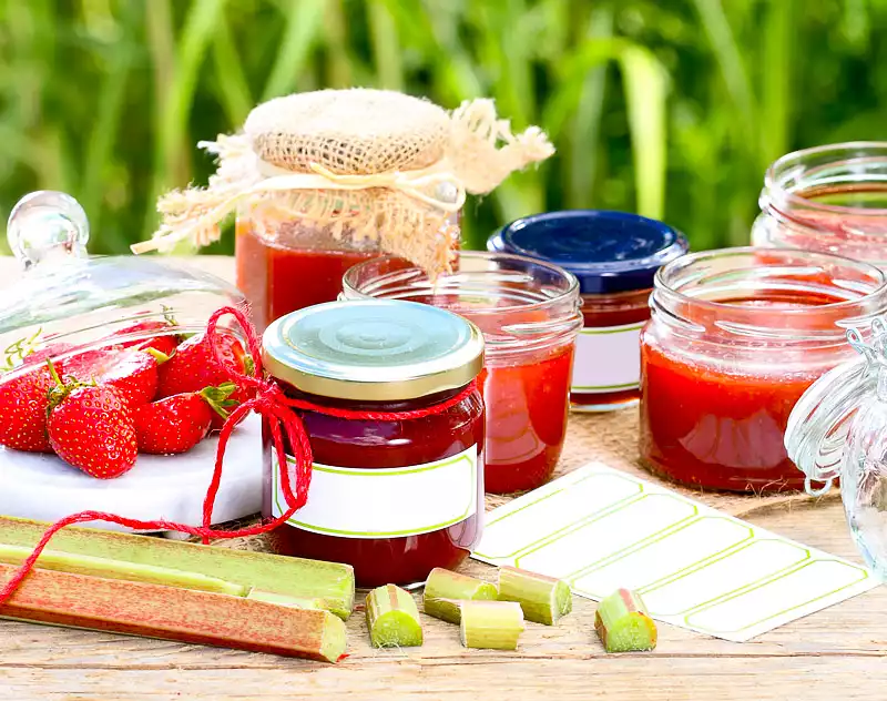 Summer Rhubarb-Strawberry Jam