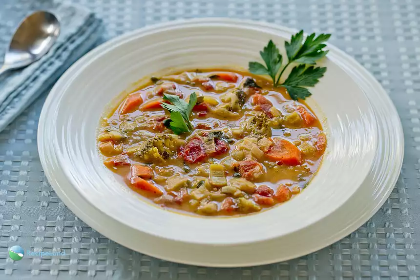Creamy Vegetable Tahini Soup