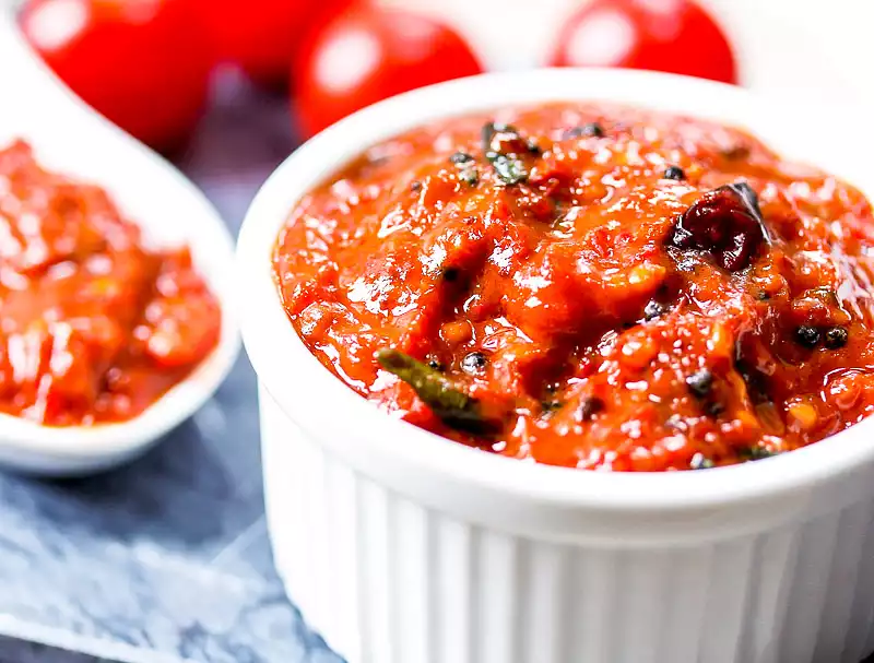 Eggplant-Tomato Chutney